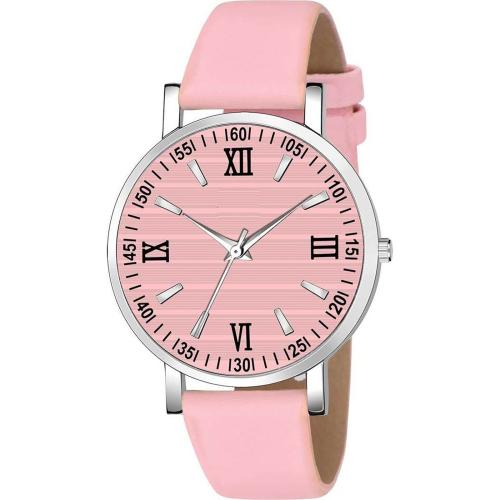 Buy LYONORA Wrist Watch Pink Dial Pink Strap Analog Watch for Women