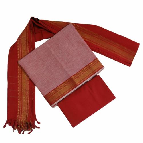 Handloom Cotton Dress Material