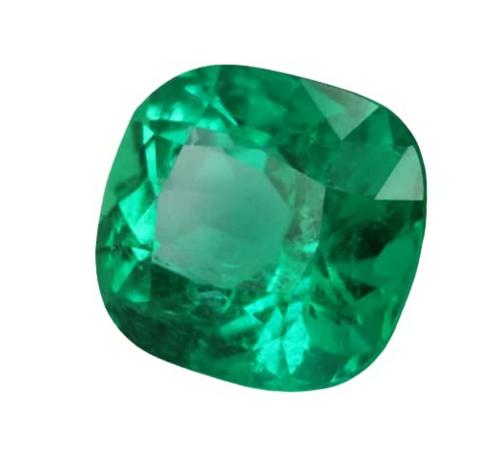 The Gallery of Gemstone 7.25 Carat 7.90 Ratti Real Green Zambian Emerald Stone