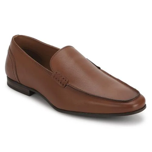 Red Tape Men Tan Slip-On Shoes