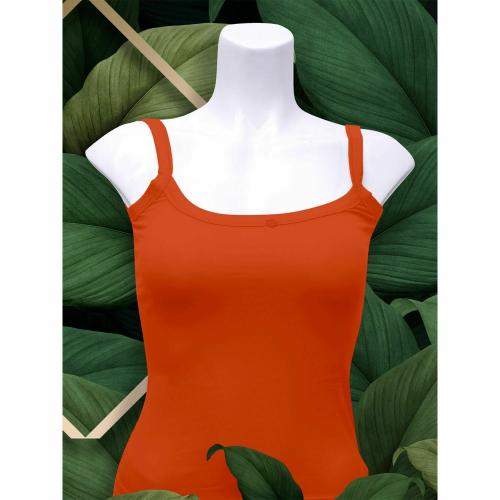 Rad Prix Women Solid Orange Camisole
