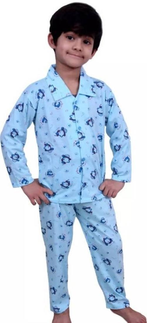 APNA COLLECTION Boys Girls Night Suit Set