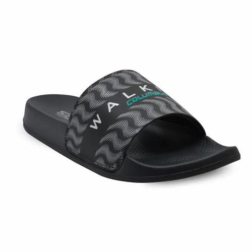 Columbus Men's SLD 003 (M) Slides Dark Grey/Aqua UK/India-6