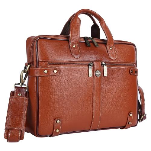 Buy Hammonds Flycatcher Men Brown Laptop Bag (Lb152Tn) Online at Best