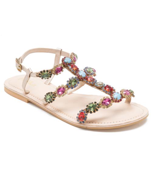 Pajika Rhinestone Embellished Ssandals