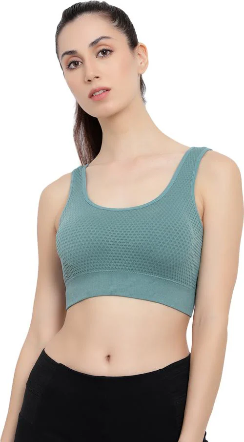 Buy Velvi FIGURE Women Sports Lightly Padded Bra (Green) Online at Best Prices in India JioMart.