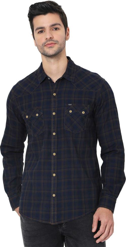 Mufti Men's Slim Fit Authentic Casual Shirt In Cotton