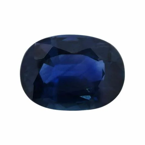 Retrend Design 5.25 Carat Non-Precious Metal Ceylon Blue Sapphire Gemstone