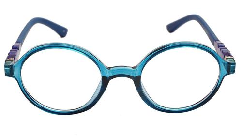 Soigne Dark Blue Round Spectacle Frame For Boys