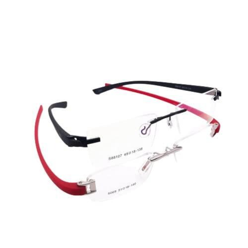Rsinc Multicolor Rimless Spectacle Frame (Pack Of 2)