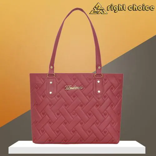 Right Choice women hand bags shoulder bag ladies purse and stylish top handle bags new design MAROON 906