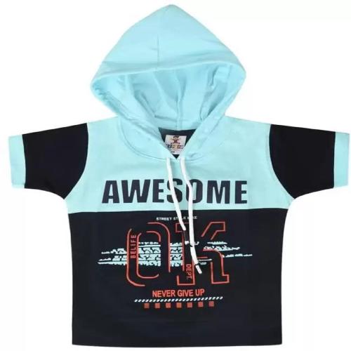 Mitran Cotton T-Shirt and Short Set for Baby Boys | Half Sleeve Printed Dress for Kids - Black (4 to 5 Year)