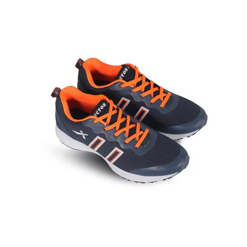 Vector X RS-7100-Sports Running Shoes For Men (Navy-Orange)