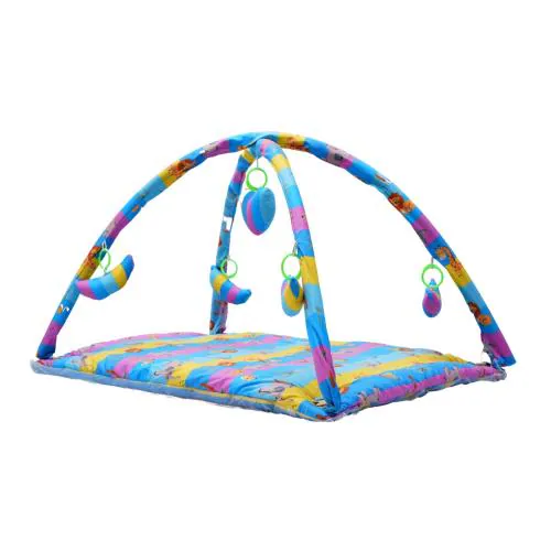 MONI MINI THE BRAND Baby Play Gym Mat Baby Rug Chote Bacho Ke Khilone Baby Playmat & Gym for Infants with Rattles Floor Mat Carpet for Baby Blanket Godli, Educational Baby Newborn Play Fun Rug[1 pcs]