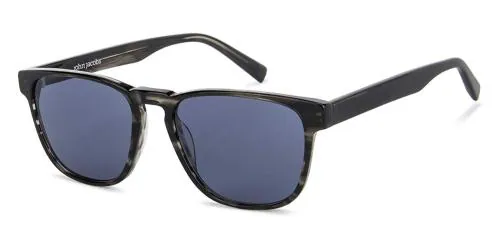 John Jacobs UV Protected Square Full Rim Blue Sunglasses Men and Women Medium JJ S13227