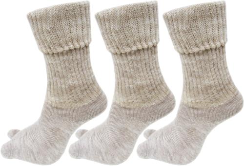 RC. ROYAL CLASS Women's Calf Length Towel Thick Skin Woolen Thumb Socks (Pack of 3 Pair)