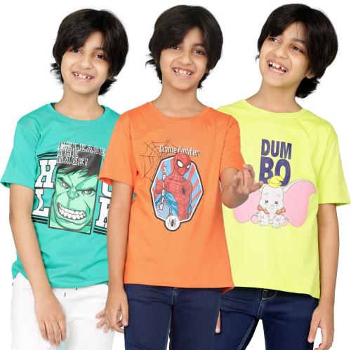 SmartRAHO Boys Cartoon/Superhero Pure Cotton T Shirt | kids wear | t shirt for kids | t shirt for boys | t shirt | tshirt | tshirt boys | boys tshirt | boys t tshirts | boys dress | tshirts | t shirts