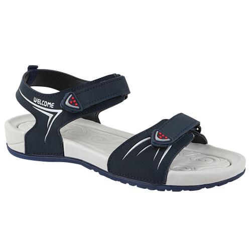 WELCOME Navy Slippers for Women