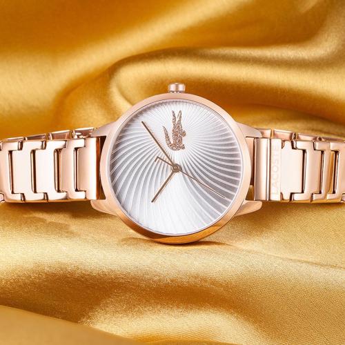 LACOSTE LEXI Analog Silver Round Dial Women's Watch - 2001060