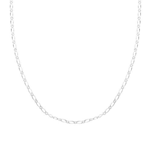 Giva Sterling Silver Figaro Link Chain For Women