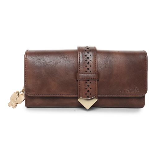 Butterflies Womens Brown Wallet (Bns 2446Bn)