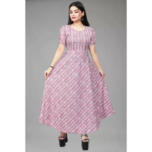 Buy DDDRS FASHION Women Maxi purple Dress Online at Best Prices in