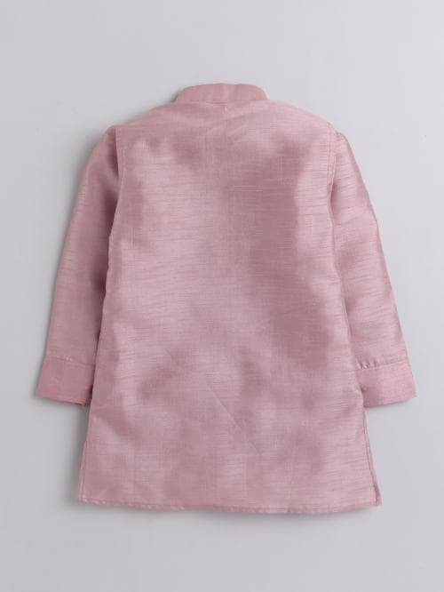 Kids Ethnic Cotton Silk Blend Nehru Modi Jacket Kurta & Pyjama Set for Boys