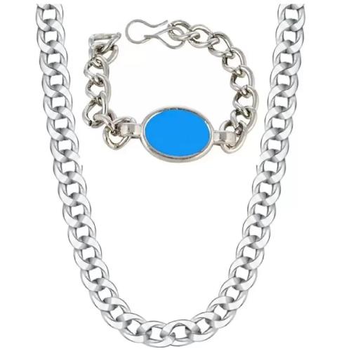 Buy Zukhruf Stainless Steel Salman Khan Trend Bracelet with Chain for