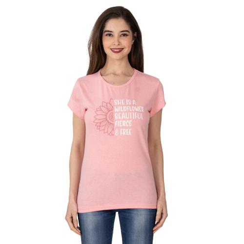 ENTRAP BASIC ROUND NECK T-SHIRT XL Pink