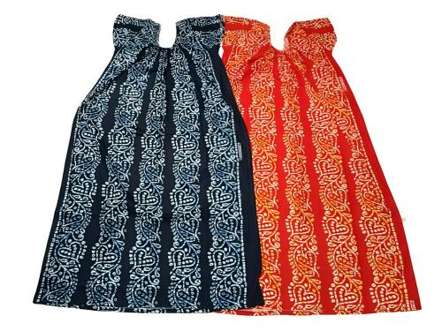 PORICHOY Batik Printed Cotton Free size Night Dress For Women And Girls Pack Of 2