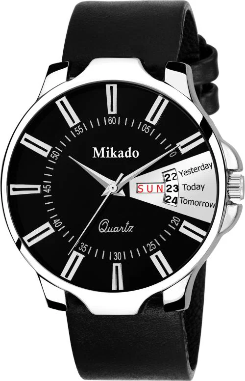 Buy Mikado Analog Black Watch For Men Online at Best Prices in India