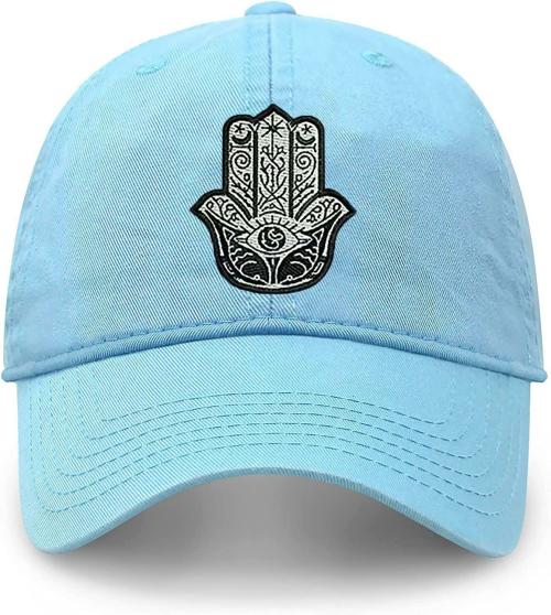 Zipper-G Unisex Sky Blue Baseball Cap