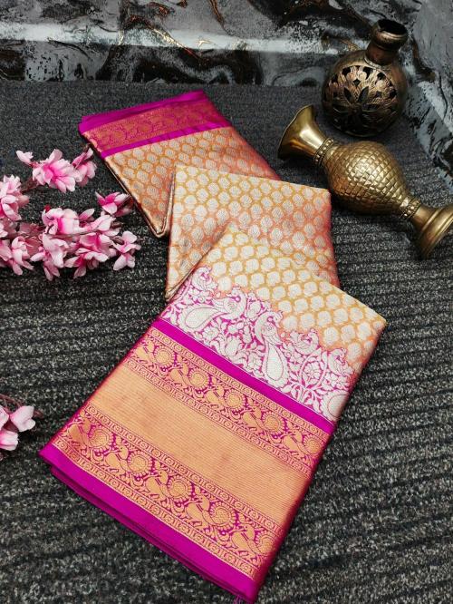 VARNI FABRICS: A Lady's First Love Women Soft Lichi silk Multicolor Color Saree for women