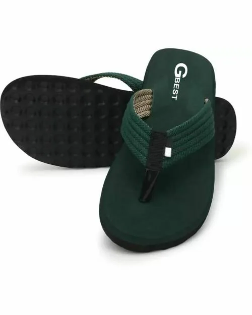 GBEST Men Flip Flops Slippers Green