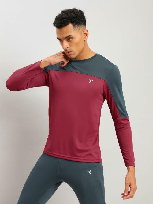 Technosport Men's Crew Neck Full Sleeves T-Shirt