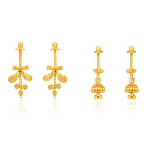 arch fashion Traditional Gold Platted Bugadi Earring CMB1906,1911