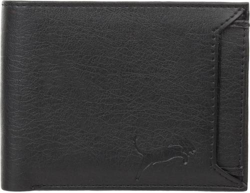 Wildedge Black Artificial Leather Wallet For Men