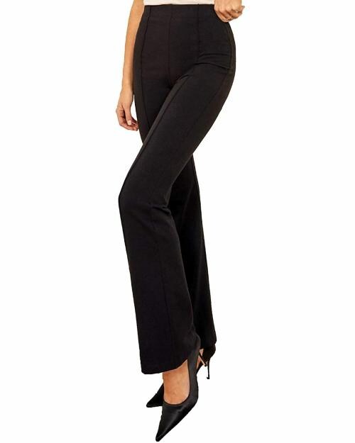 JONAYA 4 WAY LYCRA SOLID BLACK TROUSER FOR WOMEN