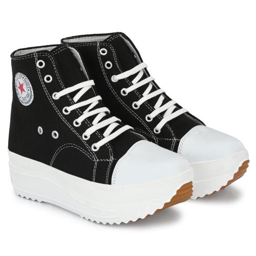 RACTER CASUAL BLACK BOOT FOR WOMEN (BLACK) JioMart