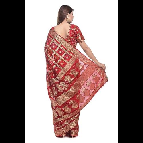 Govika Women's Silk Saree With Blouse Piece
