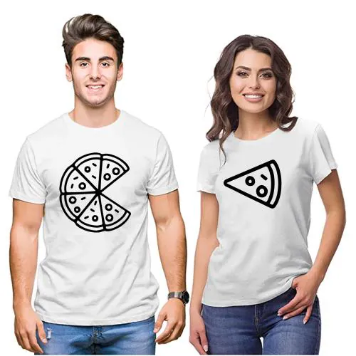 Couple Tshirts for Couples | Printed T-Shirts | Men's and Women's Round Neck T-Shirt