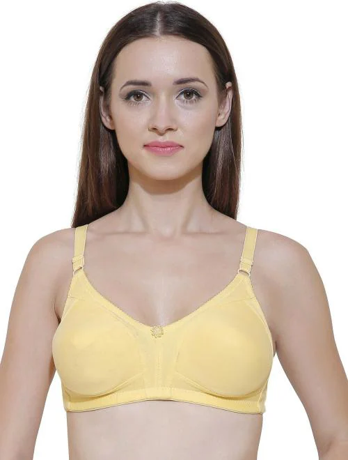 Buy Zivok Brown Full Coverage Cotton Single Non Padded Bra (42B) Online at  Best Prices in India - JioMart.