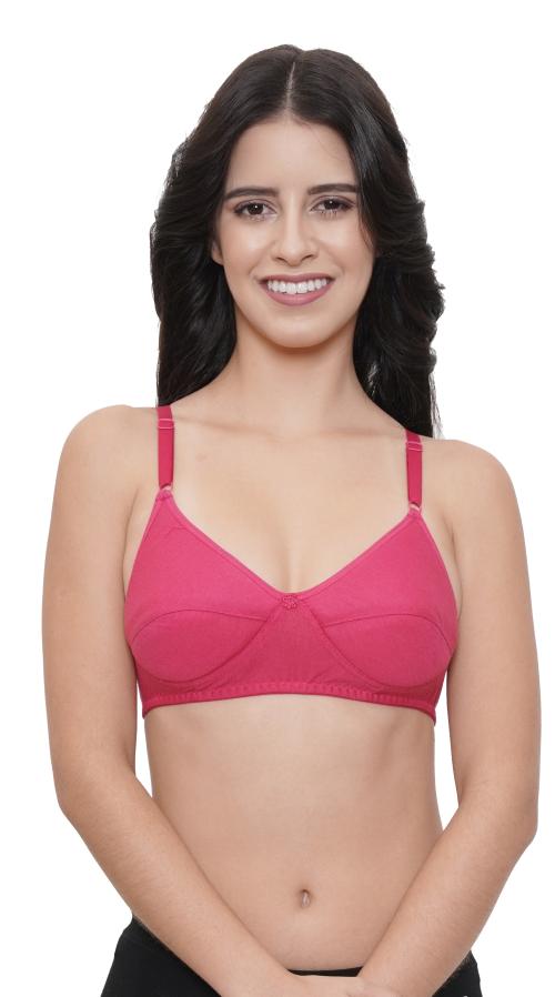 FEMULA Monika Padded Bra for Enhancing Bust, Making it look Bigger, Attractive and Natural for Women & Girls ( Magenta Colour, Size 32C )