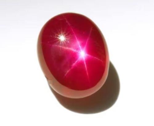 FEEL TOUCH MART- 4.25 Carat Star Ruby Original Certified by IGL Oval Cut tara Mani.