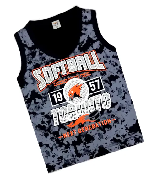 YGAR Kid's pure cotton vest (black) for Boys & Girls