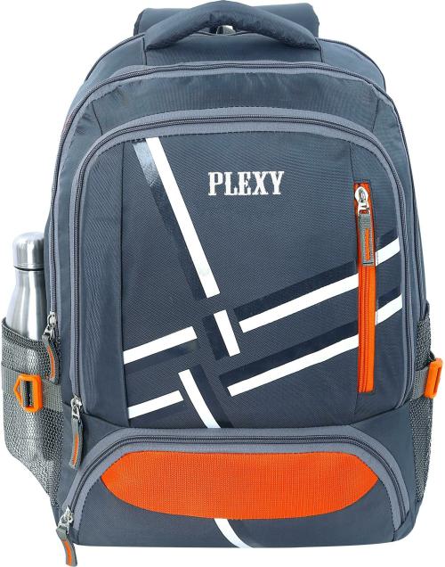PLEXY Grey Polyester Laptop Bag for Men & Women 38L