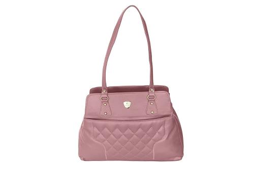 LADY QUEEN Pink PU Leather Women Handbag (LQ-00014DT)