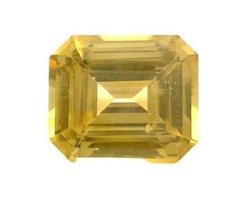 The Gallery of Gemstone 4 Carat 4.40 Ratti Natural Yellow Sapphire Gemstone