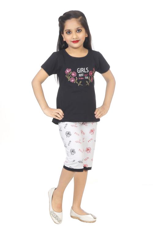 CASUAL LOOK T SHIRT CAPRI