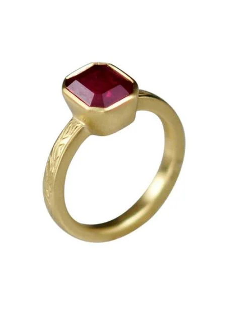 Ceylonmine Ruby Manik Carat ratti Panchdhatu Astrology Ring for Women